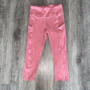 Fast and Free high rise crop lululemon